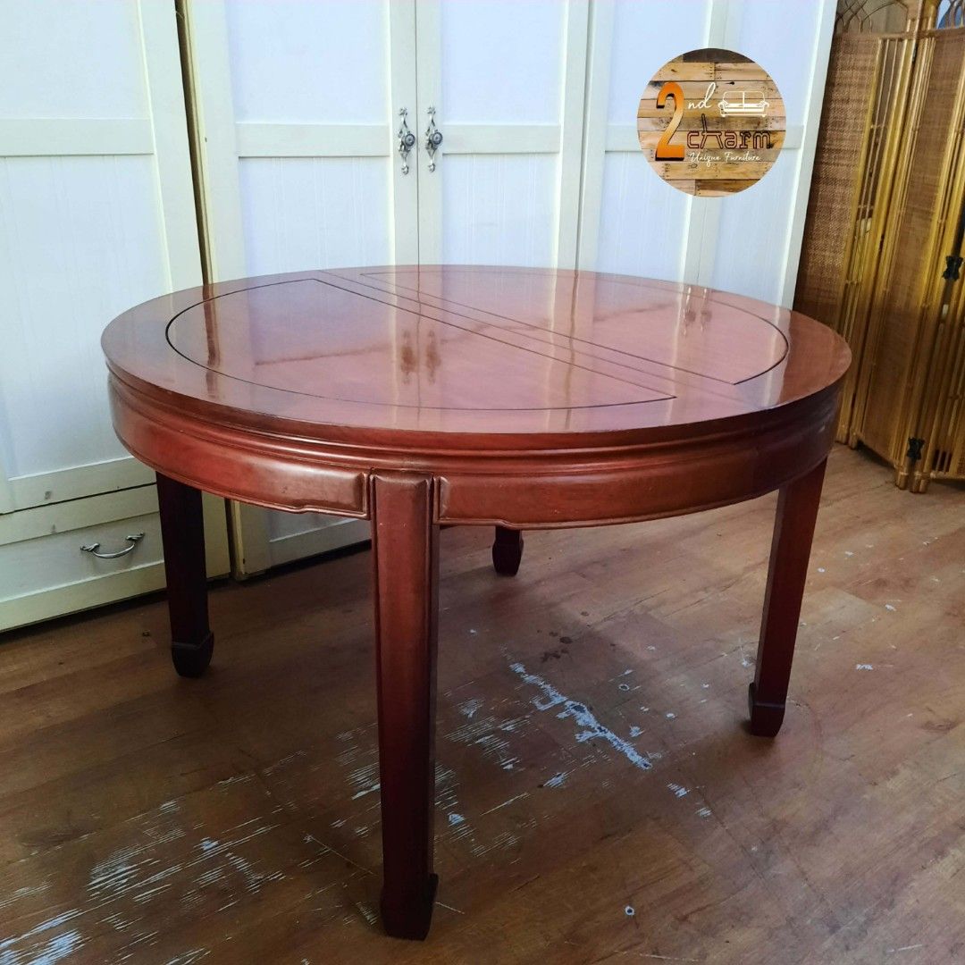Rosewood Extendable Dining Table (Category: Tables & Sets) located in Manila. Submitted by ivan_furnitures421 (Listing ID 1452463257, Image 3). Description: - Solid wood dining table - Extendable to seat more people - Dark wood finish - Ideal for small to medium dining areas - Sturdy legs - Ready for a new home.