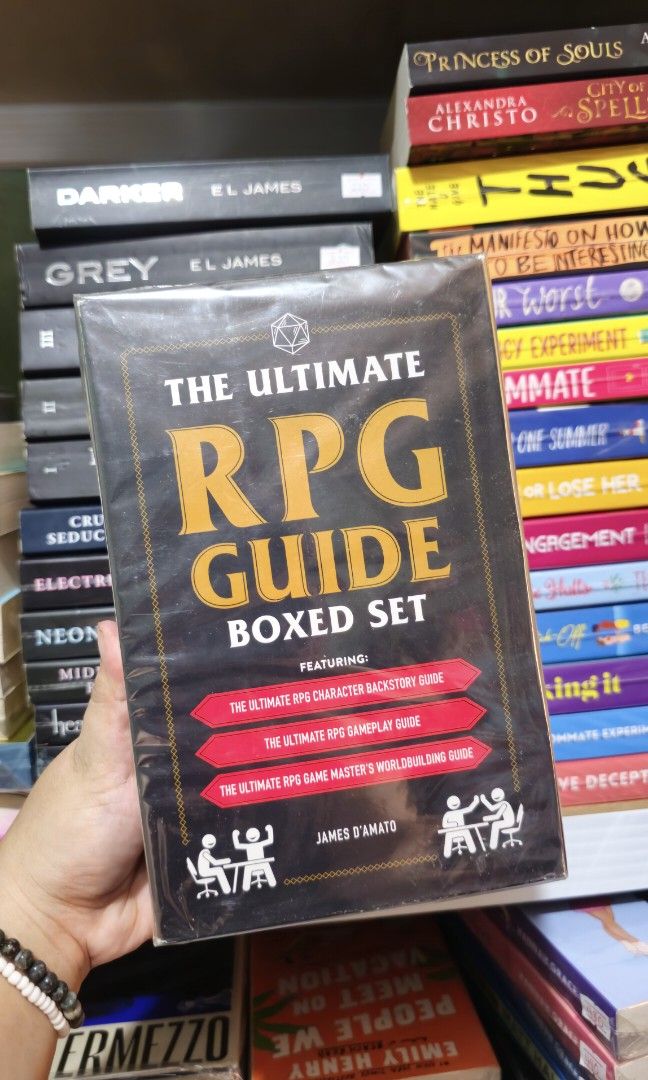 RPG GUIDE BOXED SET (Category: Storybooks) located in Manila. Submitted by maria.greys017 (Listing ID 1452377665, Image 2). Description: 📚✨ AVAILABLE AFFORDABLE BOXSET FOR SALE! ✨📚 Looking for your next obsession without breaking the bank? 👀💖 Grab your favorite BookTok-famous, bestselling, and highly loved titles at AFFORDABLE PRICES! 💸📖 🤍 Book Condition: ✨ Brand New and Sealed/Brand New Condi-Resealed 💬 Comment MINE + Book Title to reser