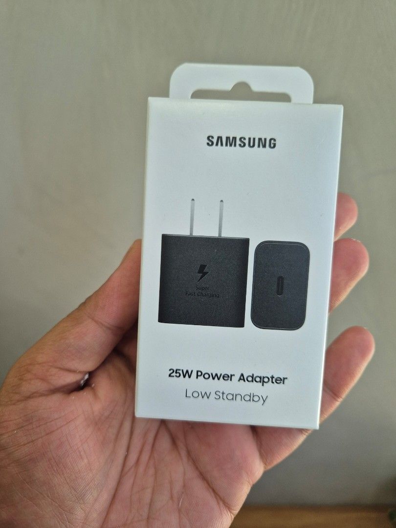 SAMSUNG original charger - SET (Category: Chargers & Cables) located in Quezon City. Submitted by kulay.kahel (Listing ID 1452453754, Image 2). Description: Brand new. Just bought yesterday, July 27, 2026 in Samsung store for PHP 2189. Selling for PHP 2100 (negotiable). Was only used to test on my phone. RFS: i cant use it on my phone because of phone issue. But it works as it should - super fast charging. Includes: 1. (1) 25w adapter with origin
