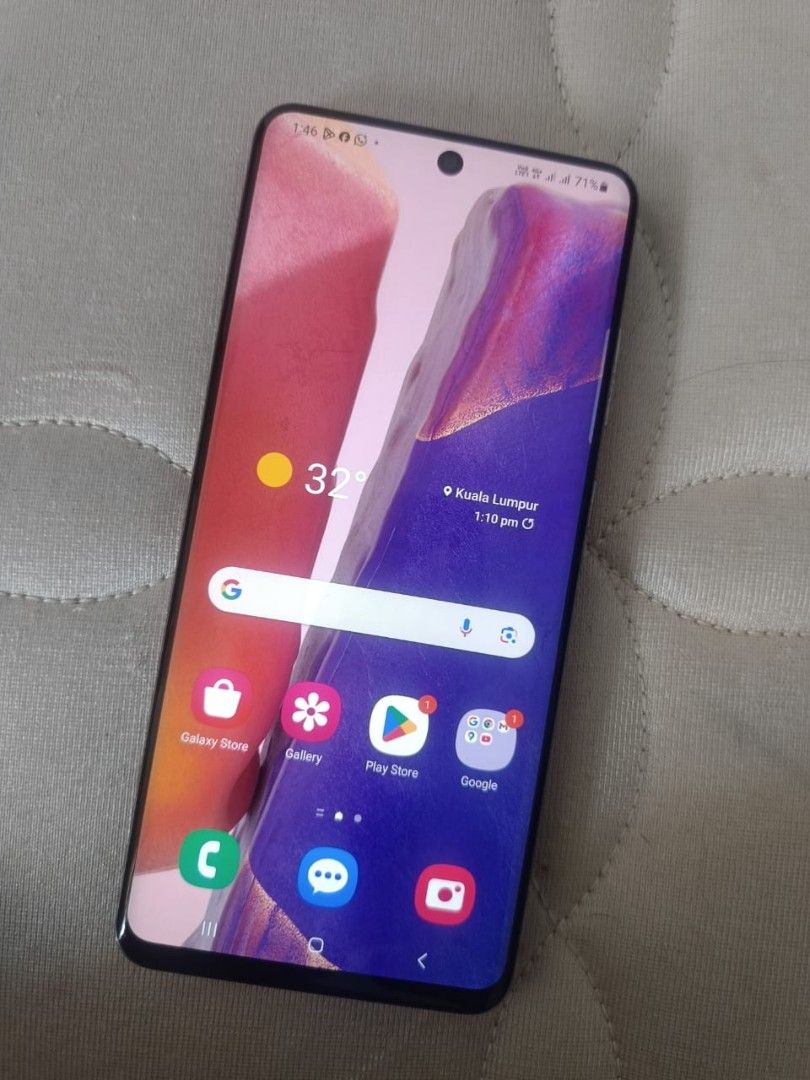 Samsung S20 Ultra 5G (Category: Samsung) located in Kuala Lumpur. Submitted by njsani66 (Listing ID 1452378166, Image 1). Description: 100% No problem No issue All part 100% still original Phon and casing only Puchong Kinrara.