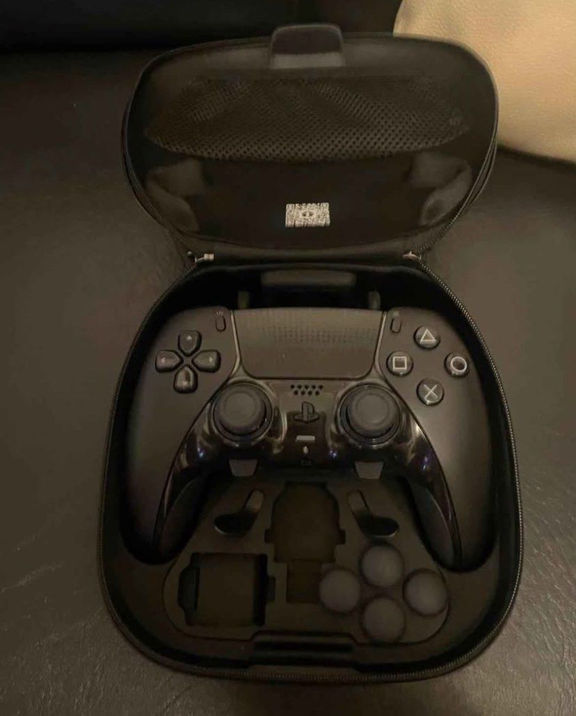 Sony PlayStation DualSense Edge Wireless Controller (Category: Controllers) located in Manila. Submitted by ysabellade60459 (Listing ID 1452393587, Image 2). Description: - Sony PlayStation DualSense Edge controller - Includes original carrying case - Comes with extra analog stick modules - Includes extra button caps - Ideal for competitive gaming - Case provides excellent protection PRICE IS NEGO.