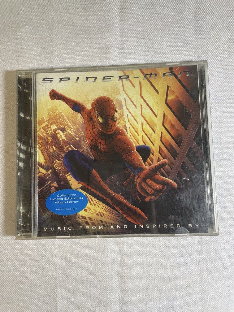 Spiderman OST Soundtrack CD (Category: CDs & DVDs) located in Miri. Submitted by mayangunion (Listing ID 1452359770, Image 1). Description: CHAD KROEGER FEATURING JOSEY SCOTT HERO 3. SUM 41 WHAT WE’RE ALL ABOUT (THE ORIGINAL VERSION) 4. BLACK LAB LEARN TO CRAWL 5. BLEU SOMEBODY ELSE 6. ALIEN ANT FARM BUG BYTES 7. DEFAULT BLIND 8. COREY TAYLOR BOTHER 9. GREENWHEEL SHELTER 10. THE STROKES WHEN I STARTED 11. THE HIVES HATE TO SAY I TOLD YOU SO 12. T