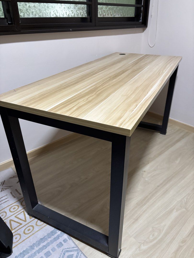 Study/ Computer Desk (Category: Tables & Sets) located in Singapore. Submitted by sna.bms (Listing ID 1452384822, Image 3). Description: Still in very pristine condition! I have 2 sets of these. Take both for $60! L140cm x B60cm x H74cm Self collect at 730651.