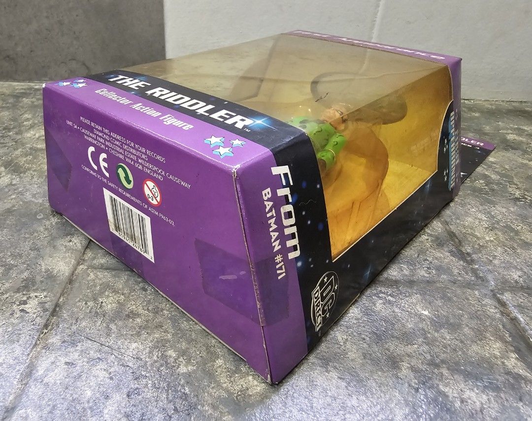 THE RIDDLER (BATMAN) - 2004 DC Direct First Appearance Series 3 (Category: Figurines & Statues) located in Quezon City. Submitted by charliebrown_olx (Listing ID 1452472374, Image 3). Description: 1ST APPEARANCE, BATMAN, JOKER • New, Factory Sealed • Near-Mint Card, WYSIWYG • Sorry Last Price Already ▪︎ Pickup only at Obudan St Brgy Manresa QC (D.Tuazon St/Banawe St) ▪︎ Shipping thru J&T only ▪︎ GCash Payment TFL!.