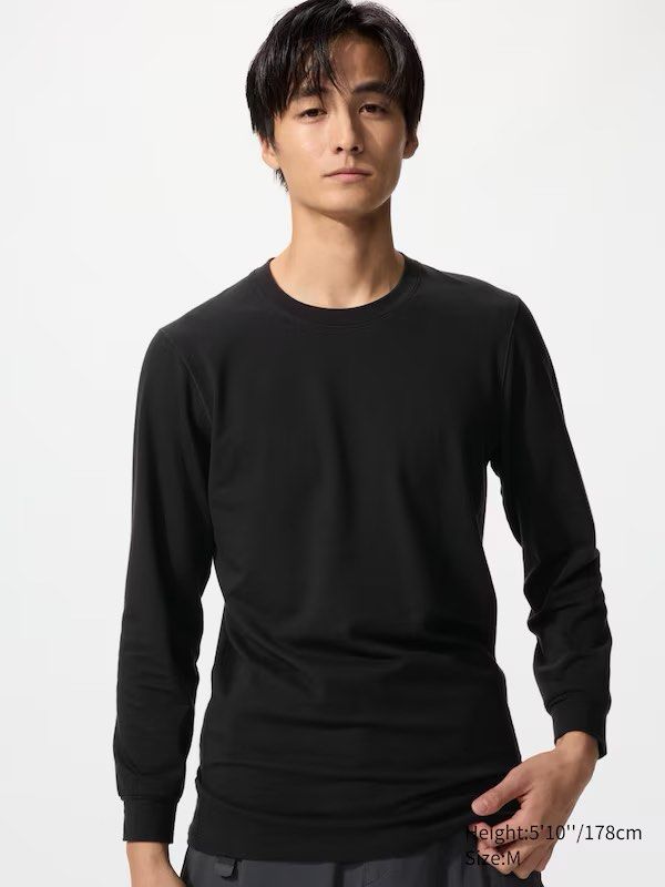 Uniqlo heattech extrawarm longsleeves (Category: Activewear) located in Binan City. Submitted by rdgerevilla (Listing ID 1452376052, Image 2). Description: Uniqlo heattech extrawarm longsleeves ₱ 300 Size: Large (Cut inner tag) Lightly used No issue Location: Binan .