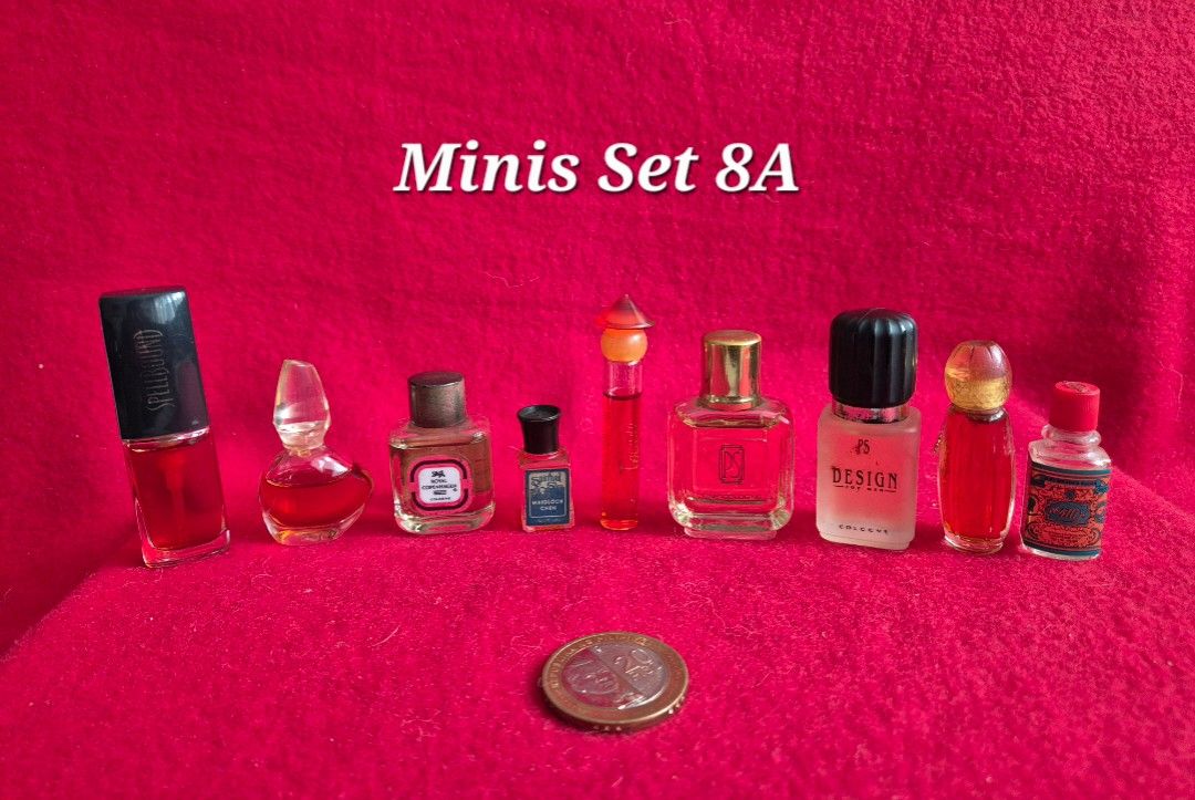 Vintage Collectors Mini Perfume bottles (Category: Fragrance & Deodorants) located in Makati City. Submitted by maydeleo1 (Listing ID 1451698890, Image 1). Description: Vintage Collectors Mini Perfume bottles sold per set php500/set additional discount for bundle purchases Set 1 SOLD Set 3 SOLD Set 4 SOLD Please note that this is an older bottle and due to age, the fragrance may have evolved RFS Decluttering.