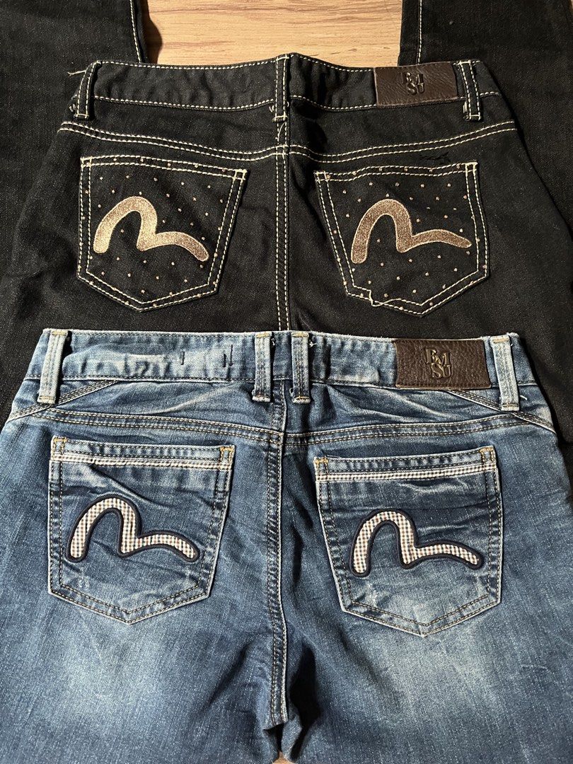 Vintage Evisu Jeans Bundle (Category: Jeans) located in Manila. Submitted by hello_juicyyyy (Listing ID 1452370073, Image 2). Description: Nego.
