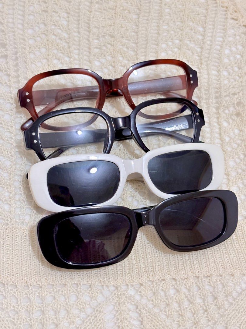 [TAKE ALL] Vintage Oval Rectangular Frame Shades Fashion Eyewear (Category: Sunglasses & Eyewear) located in Tayug. Submitted by lily_hawthorn._. (Listing ID 1452411308, Image 2). Description: Vintage Oval Rectangular Frame Shades Fashion Eyewear (No Grade) SLIGHTLY USED Well-kept, no damages, minimal & unnoticeable scratches 🏷️ ₱75 TAKE ALL *RFS: Decluttering.