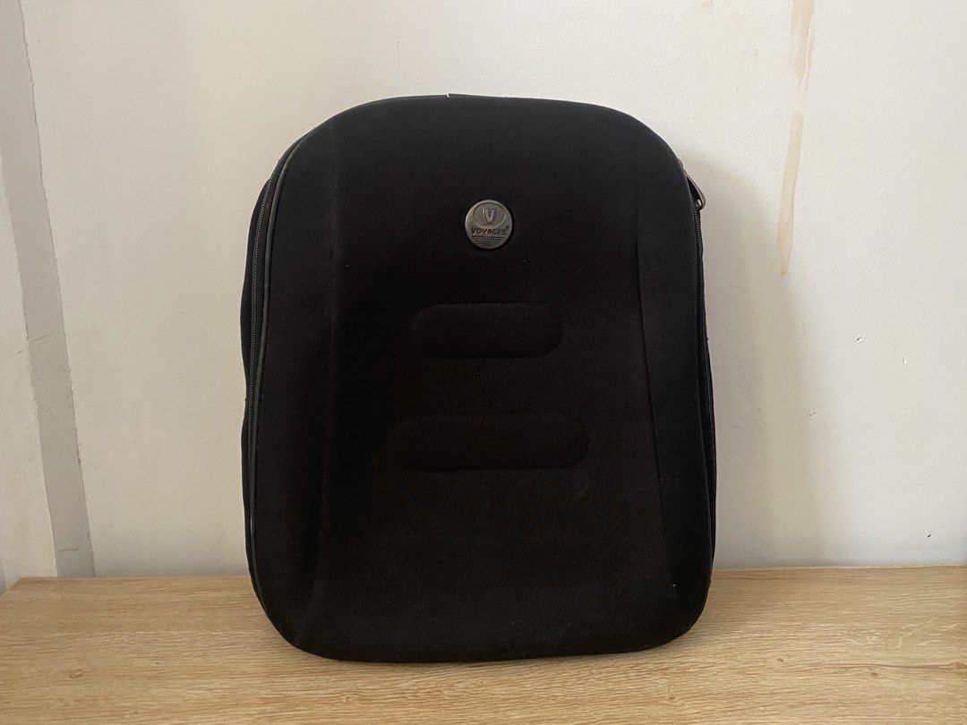 Voyager Black Backpack (Category: Backpacks) located in General Trias. Submitted by cheymd (Listing ID 1452431217, Image 1). Description: Black Voyager backpack From Philippine Airlines Zippers still work Main issue: One strap is broken, but repairable.