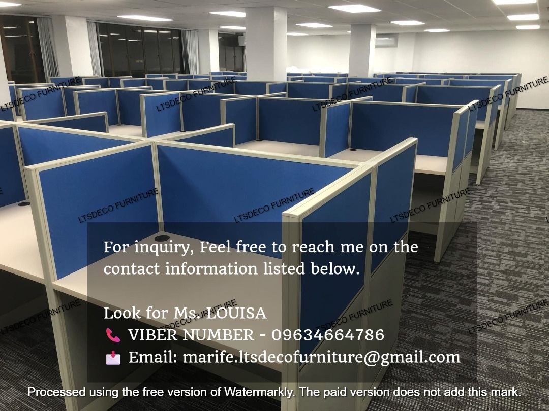 WORKSTATION TABLE DESK OFFICE PARTITION FURNITURE MODULAR (Category: Office Furniture & Fixtures) located in Caloocan City. Submitted by cheska.ltsdeco (Listing ID 1452323283, Image 3). Description: 👉Are you looking for WORKSTATION, MODULAR CUBICLES OFFICE PARTITION, and OFFICE FURNITURE SUPPLIER? LTSDECO Furniture, is direct supplier, manufacturer, and trusted provider of high quality, affordable and durable modular office divider partition, ho