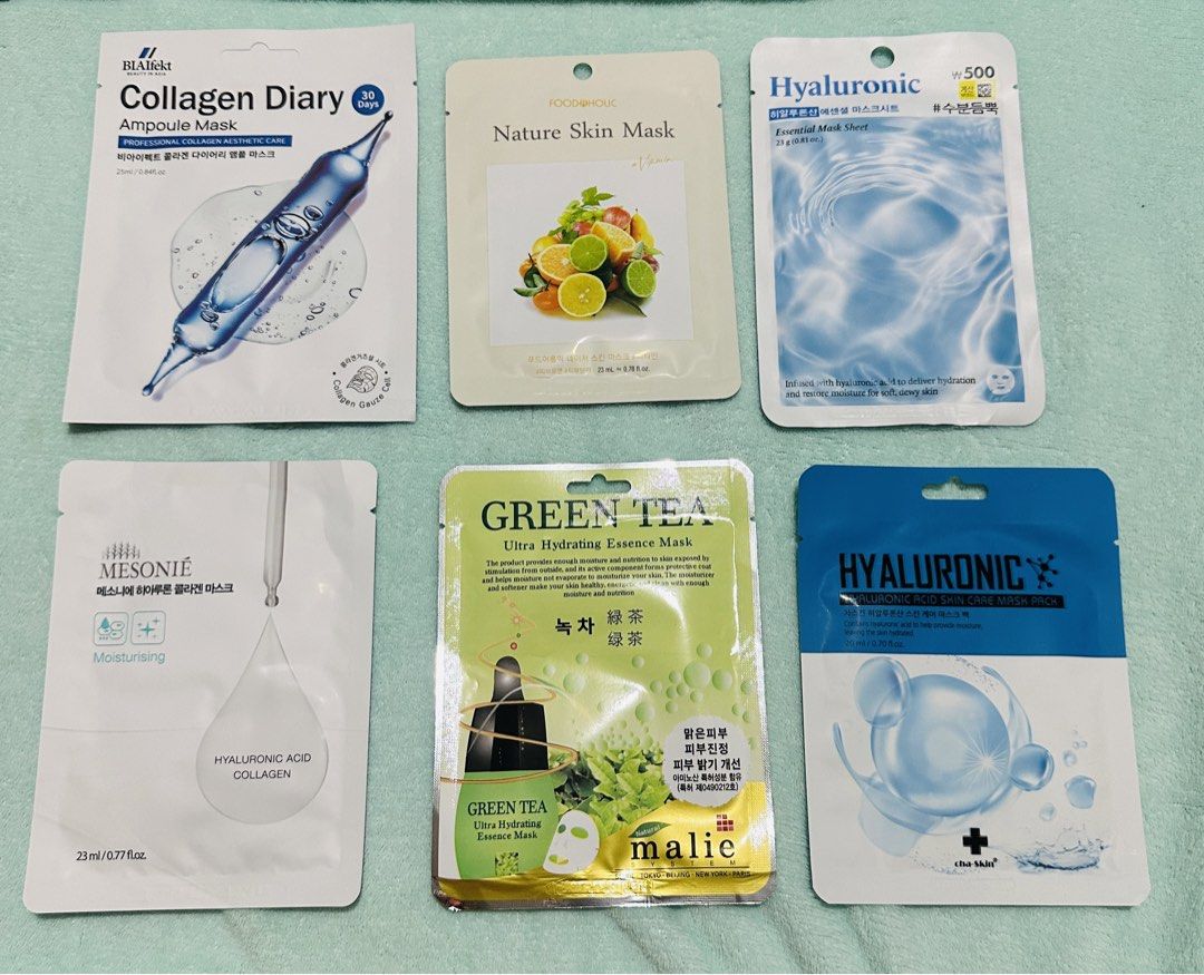 Authentic Korean Face Mask (Category: Face Care) located in Subic. Submitted by misswais (Listing ID 1452676084, Image 3). Description: 50 pesos each Buy 10-Free SF via j&t 100% Guaranteed authentic from Korea Expiration date is 2029 😍.