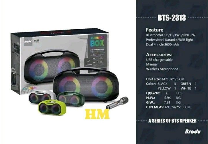 BTS-2313 Bluetooth speaker & amplifiers (Category: Soundbars, Speakers & Amplifiers) located in Manila. Submitted by vannie30 (Listing ID 1452541545, Image 3). Description: .
