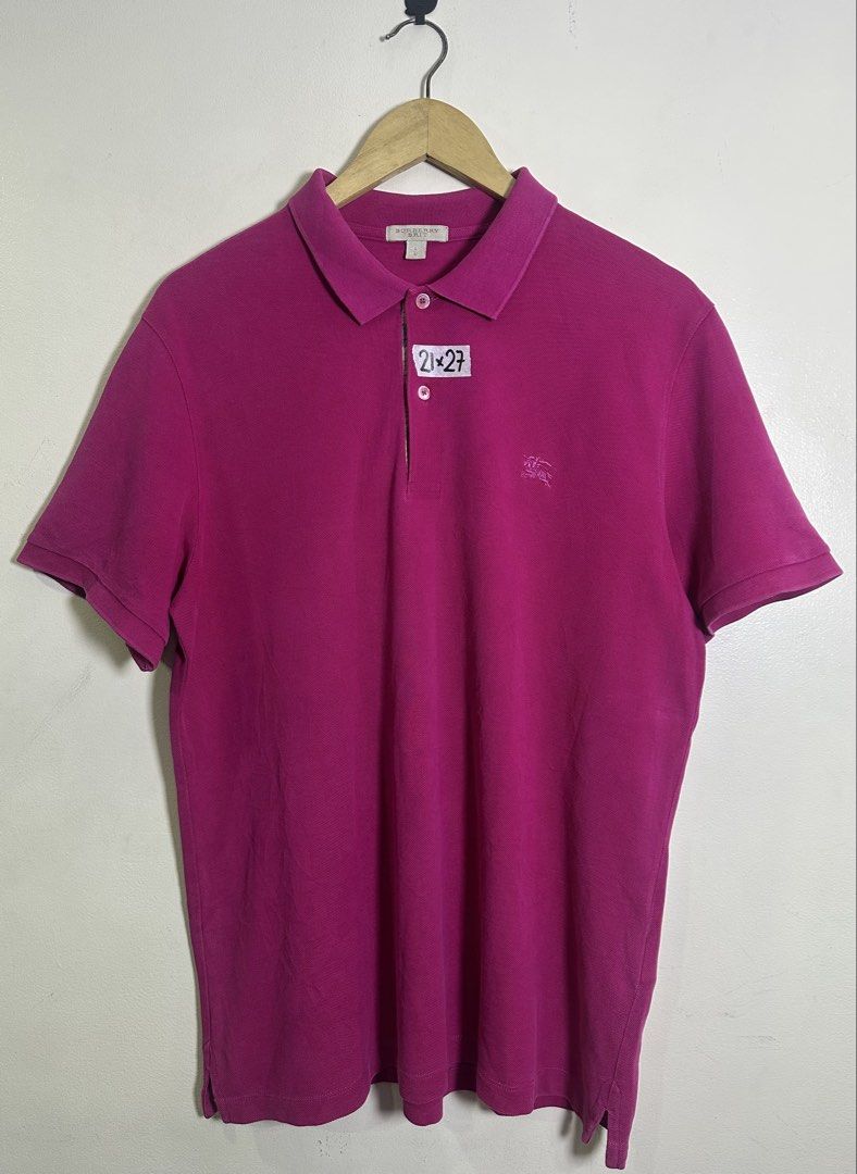 Burberry plaid polo shirt (Category: Tshirts & Polo Shirts ) located in Manila. Submitted by bosseb1 (Listing ID 1452521105, Image 1). Description: Genuine polo shirt 21x27 Can fit to medium to large.