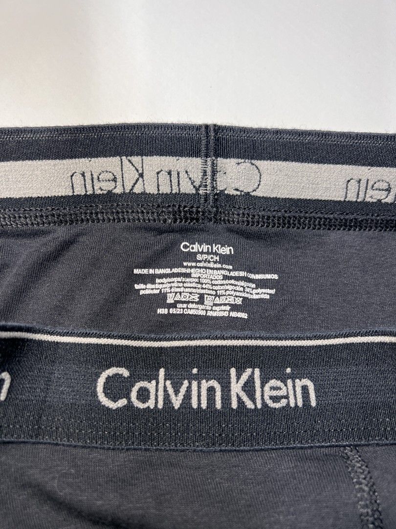Calvin Klein Black Boxer Briefs (Category: Underwear) located in Manila. Submitted by karsonsilyobyrns (Listing ID 1452538967, Image 3). Description: BRAND: Calvin Klein Size (Inch) ‼️Medida Size‼️ : W 24-28 Color Rate: 9.8/10 Condition: Like New Issue: None ‼️ Thrifted item — please manage your expectations, authenticity is not guaranteed (check photos for tags!) 🧼 Items have been stored or thrifted — we highly recommend washing before wearing.