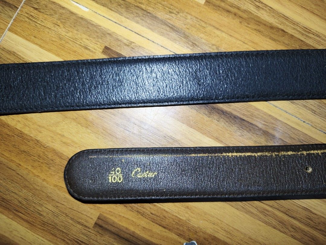 CARTIER LOUIS VUITTON BELT (Category: Luxury Accessories) located in Makati City. Submitted by updownthrift (Listing ID 1452559189, Image 3). Description: MEN'S BELT SIZE 28 CARTIER - 1.5K SHIPPED NEGOTIABLE SIZE 32-36 LOUIS VUITTON - 1.5K SHIPPED NEGOTIABLE PM ME IF INTERESTED FEEL FREE TO OFFER.