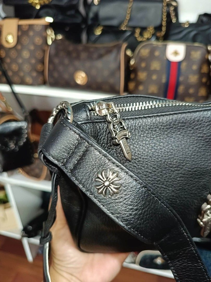 CHROME HEARTS LEATHER CHICKEN NUGGETS DAGGER BAG (Category: Luxury Bags & Wallets) located in Legazpi City. Submitted by paul-galvez420. (Listing ID 1452613703, Image 2). Description: CHROME HEARTS LEATHER CHICKEN NUGGETS DAGGER BAG GOOD AS NEW CONDITION NO ISSUE PRICE 2000.