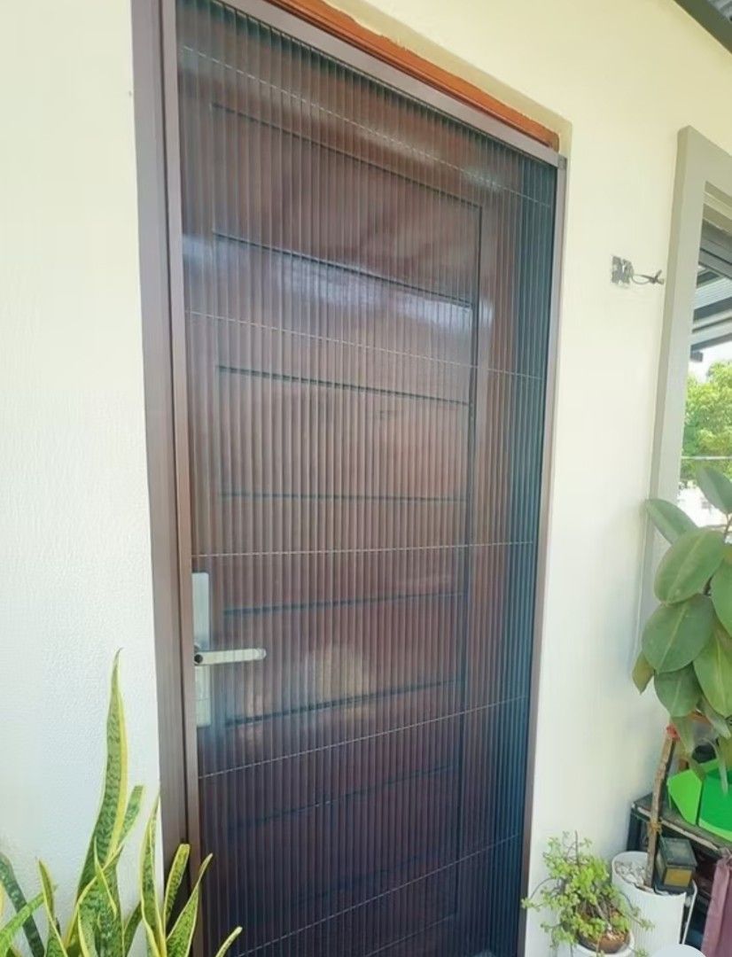 Coffee Frame Gray Screen Door - Mosquito Prevention (Category: Other Home Furniture) located in Valenzuela. Submitted by dinabago_items (Listing ID 1452691607, Image 2). Description: - Stylish coffee gray screen door - Keeps mosquitoes and bugs out - 80cm × 210cm RFS: bought a wrong size.