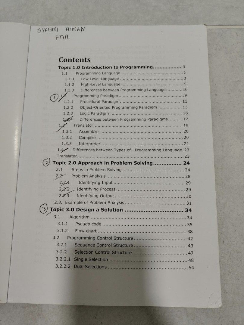 Computer Science 2: Basic Guide to Programming with Java Textbook (Category: Textbooks) located in Kangar. Submitted by rewearstudioo (Listing ID 1452532719, Image 2). Description: - Computer Science 2 Textbook (Session 2024/2025) - Covers basic guide to programming with Java - Includes topics on programming language, problem solving, and designing a solution - Ideal for students taking this module.