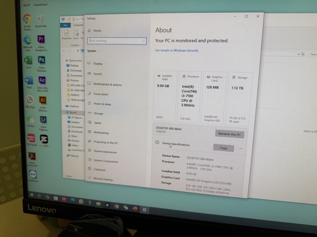 Computer full set (Category: Desktops) located in Puchong. Submitted by qianqianbb520 (Listing ID 1452251902, Image 3). Description: .