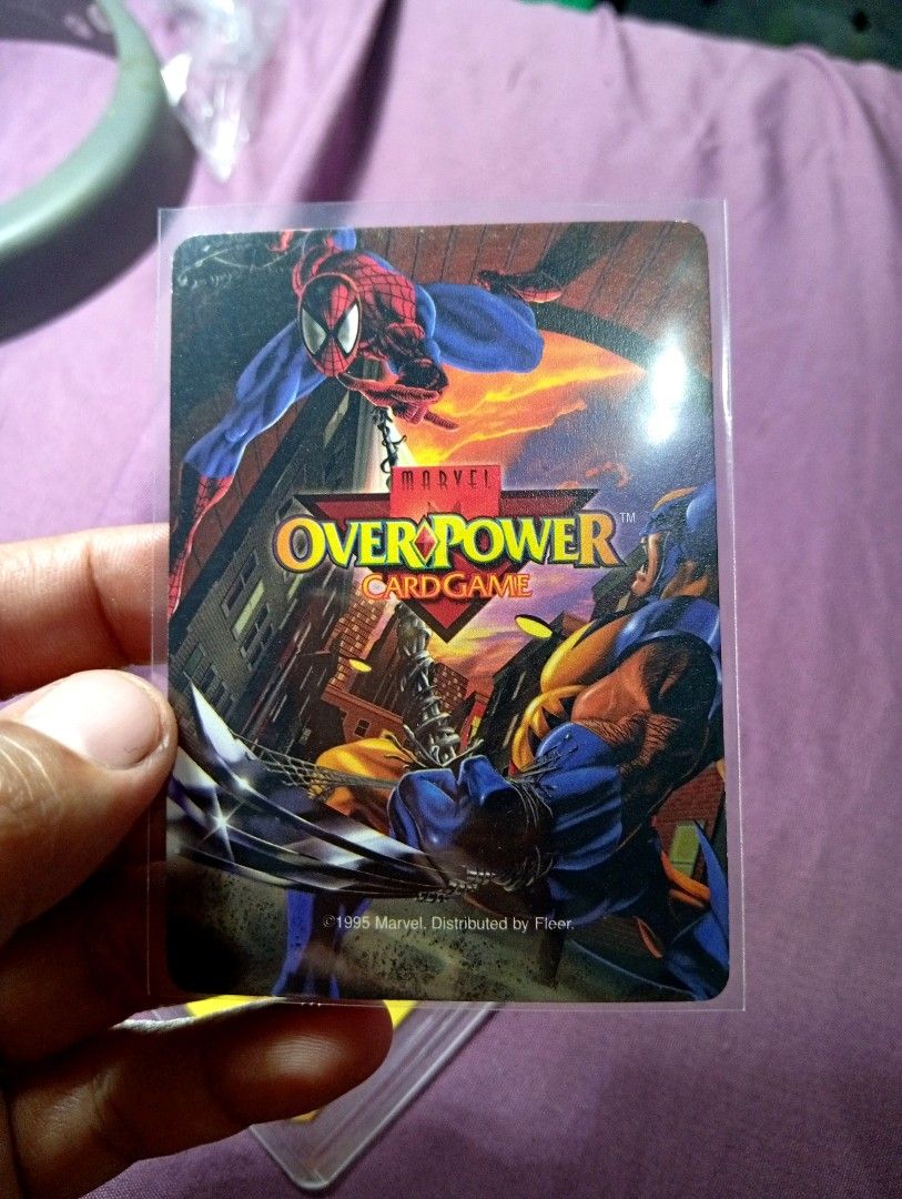 Cyclops Vintage 1995 Overpower Card (Category: Raw Singles) located in Manila. Submitted by back_to_the_thrift (Listing ID 1452673712, Image 2). Description: Cyclops Vintage 1995 Overpower Card game Mint condition Rare vintage 1995 card game Toploader sleeves included .