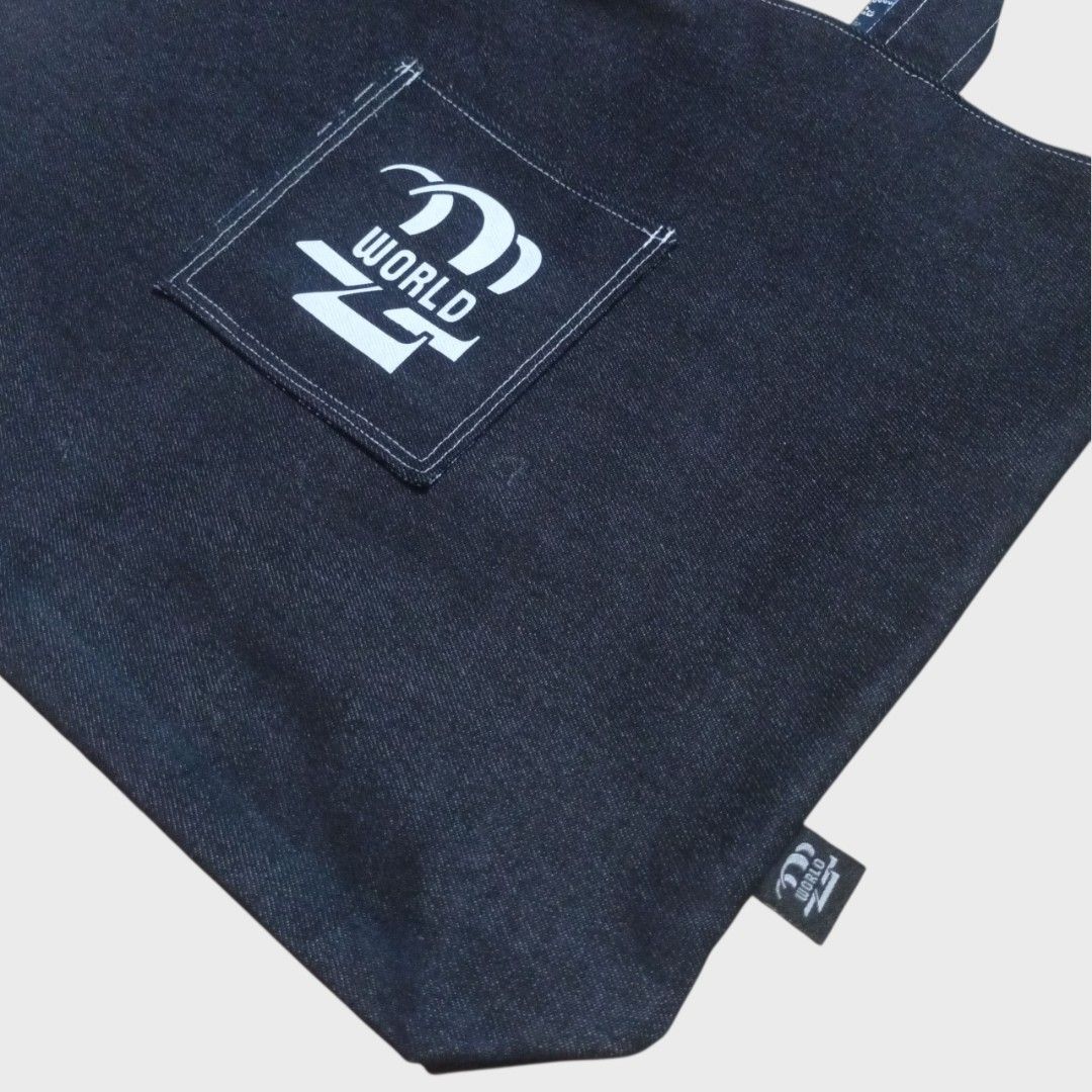 DENIM TOTE BAG REVERSIBLE (PAISLEY) (Category: Tote Bags) located in Manila. Submitted by 222worldph (Listing ID 1452391324, Image 3). Description: REVERSIBLE RAW DENIM TOTE BAG PAISLEY PRINTED COTTON LINING LIMITED PIECES ONLY - FOLLOW OUR SOCIALS: (222 WORLD) FACEBOOK/INSTAGRAM.
