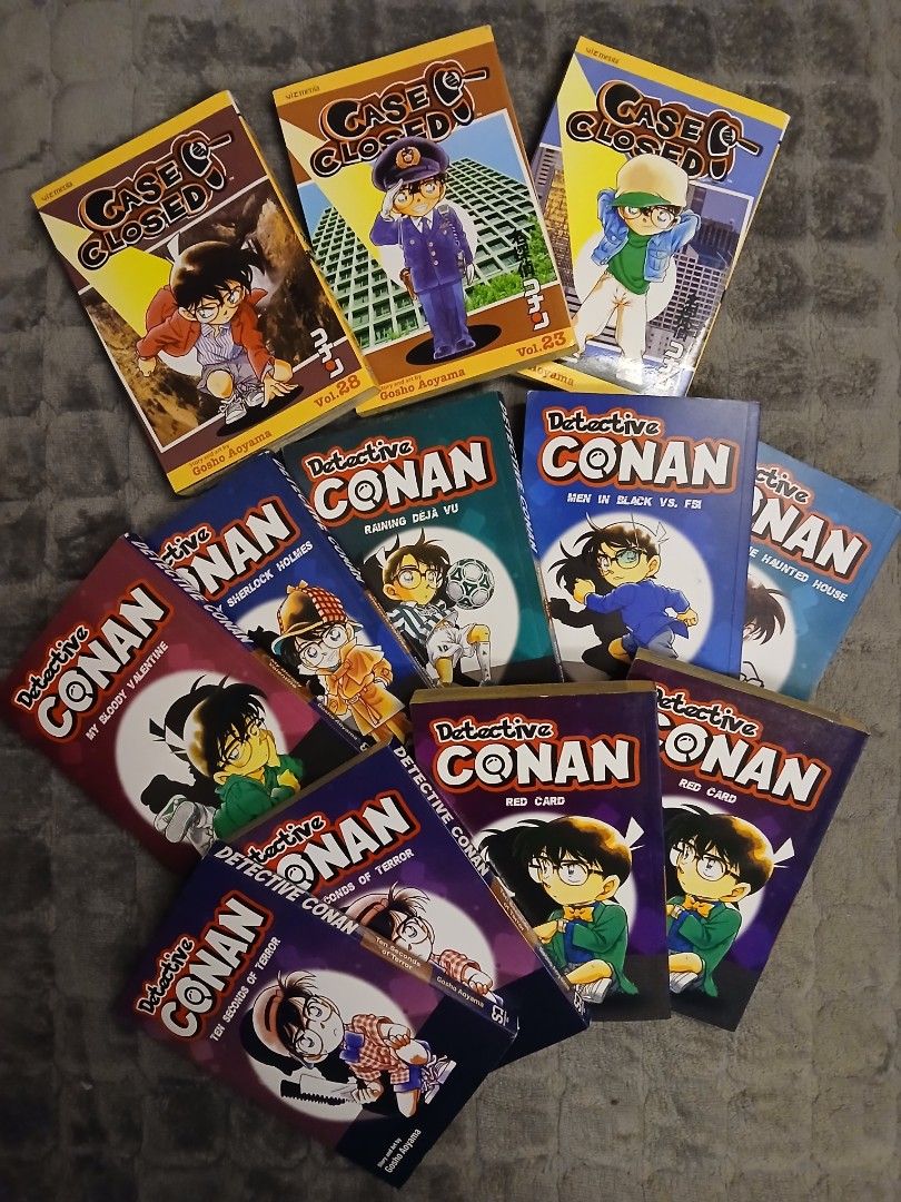Detective conan/case closed (Category: Comics & Manga) located in Jose Panganiban. Submitted by ilovepheromones8_8 (Listing ID 1452658944, Image 2). Description: Men in black vs FBI Raining deja vu Red card (1 COPY LEFT) Ten seconds of terror (2 COPIES) A modern daw sherlock holmes My bloody valentine Mystery of the haunted house SOLD ❌️ Raining dejavu Red card Men in black vs fbi Mystery of the haunted house Mod-jnt Mop-gcash Payment first Pm fo