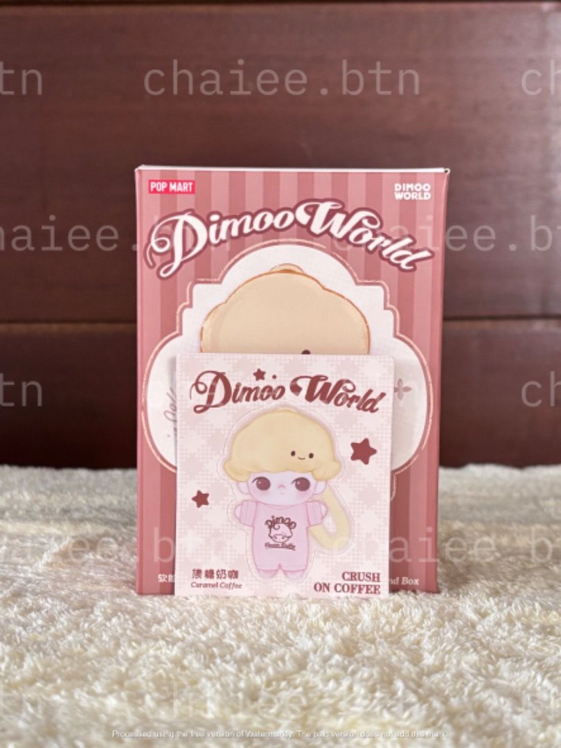 DIMOO Crush on Coffee Plush Keychain (Category: Plushies & Soft Toys) located in Balanga. Submitted by chaiee.btn (Listing ID 1452533817, Image 2). Description: Aromatic Mocha (white), Caramel Coffee (pink), Sea Salt Cream Milk (blue) *₱600 each or take all for ₱1,500 *open bottom box, sealed foil, bfnc complete RFS: decluttering ‣ pics have watermark to prevent image theft and unauthorized use ‣ all detailed pictures already posted ‣ NO: cancell
