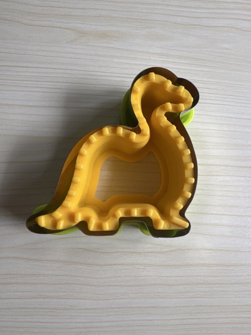 Dinosaur Cookie/Sandwhich Cutter Set (Category: Bakeware) located in Quezon City. Submitted by big_fat_momma (Listing ID 1452516123, Image 2). Description: - Adorable dinosaur shaped cookie/sandwhich cutters. - Great for baking fun treats for parties or everyday bento. - Easy for kids and adults to use. - Unleash your creativity in the kitchen!.