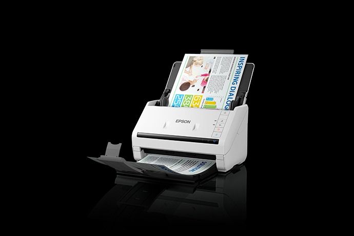 Epson WorkForce DS-530II A4 Duplex Sheet-fed Document Scanner (Category: Printers, Scanners & Copiers) located in Manila. Submitted by random_94 (Listing ID 1452583763, Image 3). Description: IMPROVE YOUR PRODUCTIVITY WITH OUR ALL-PURPOSE WORKFORCE SCANNERS Focus on work that matters with the high-speed and all-purpose Epson WorkForce DS-530II scanner. Designed to handle a wide variety of media, you will be able to scan media printed on different