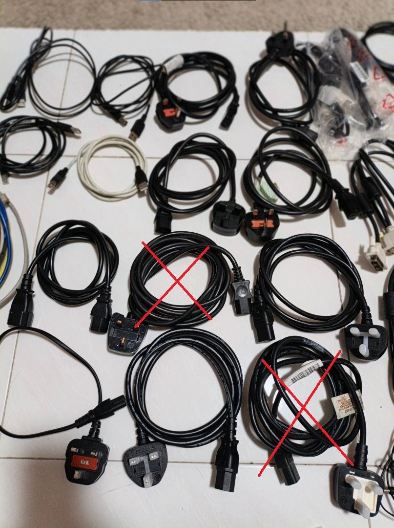 Fiber Cables & Power Cables, Computers & Tech, Parts & Accessories ...