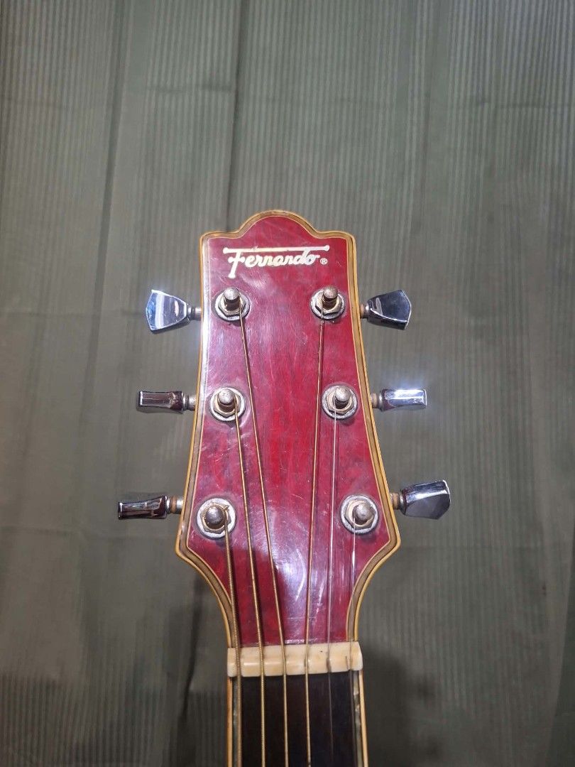 Fernando Accoustic Guitar (Category: Musical Instruments) located in Cebu City. Submitted by brightdolphin.f1b412 (Listing ID 1452509952, Image 1). Description: Freshly set up Just plug and play professionally checked with warranty.