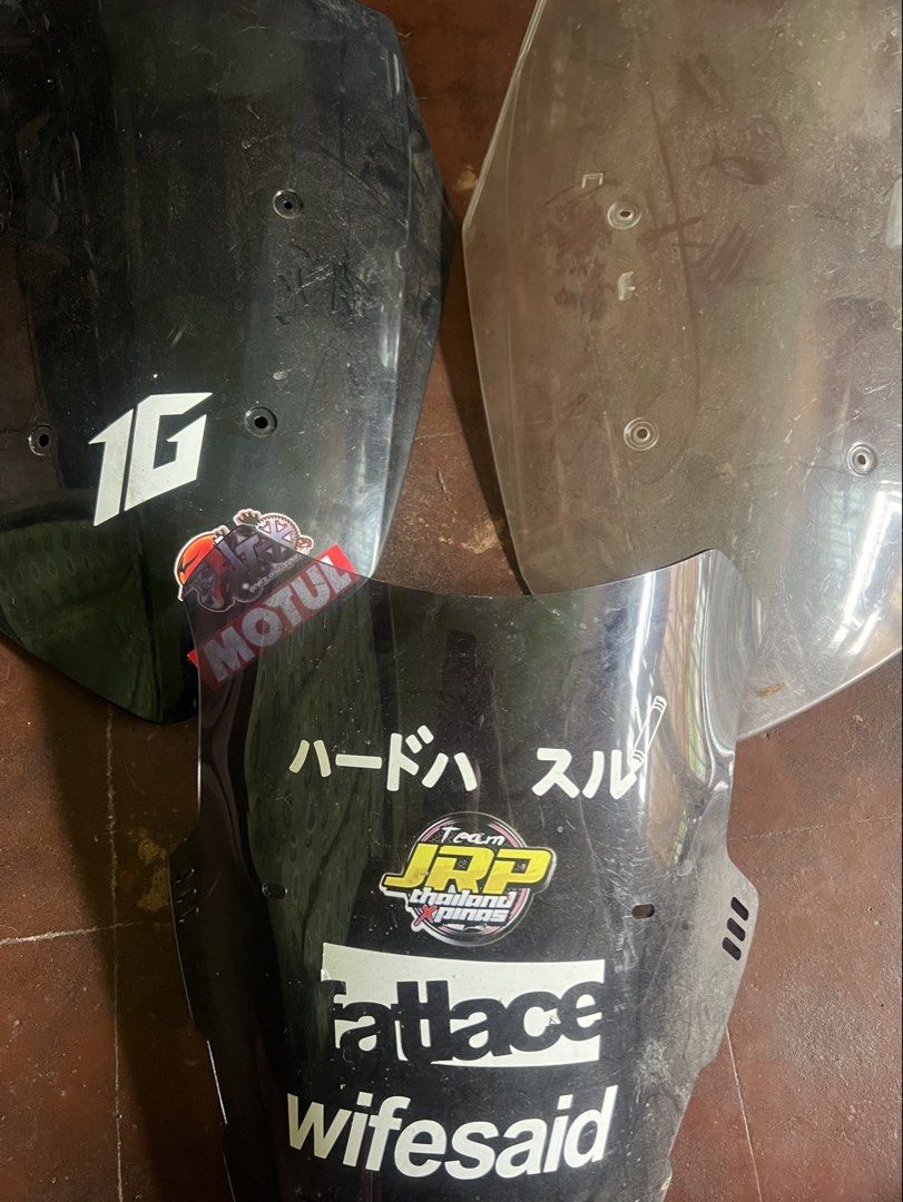 FOR SALE (Category: Body Parts and Accessories) located in Manila. Submitted by vjmanalang (Listing ID 1452554200, Image 2). Description: Customize head plate for honda click v2 windshield for nmax/pcx PM FOR NEGOTIATION All items are used and dusted no issues .