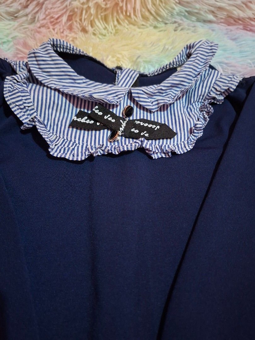 French longsleeve formal dress (Category: Babies & Kids Fashion) located in Las Pinas. Submitted by assortedkidzstuffs (Listing ID 1452580191, Image 3). Description: perfectly fits 5-7y++.
