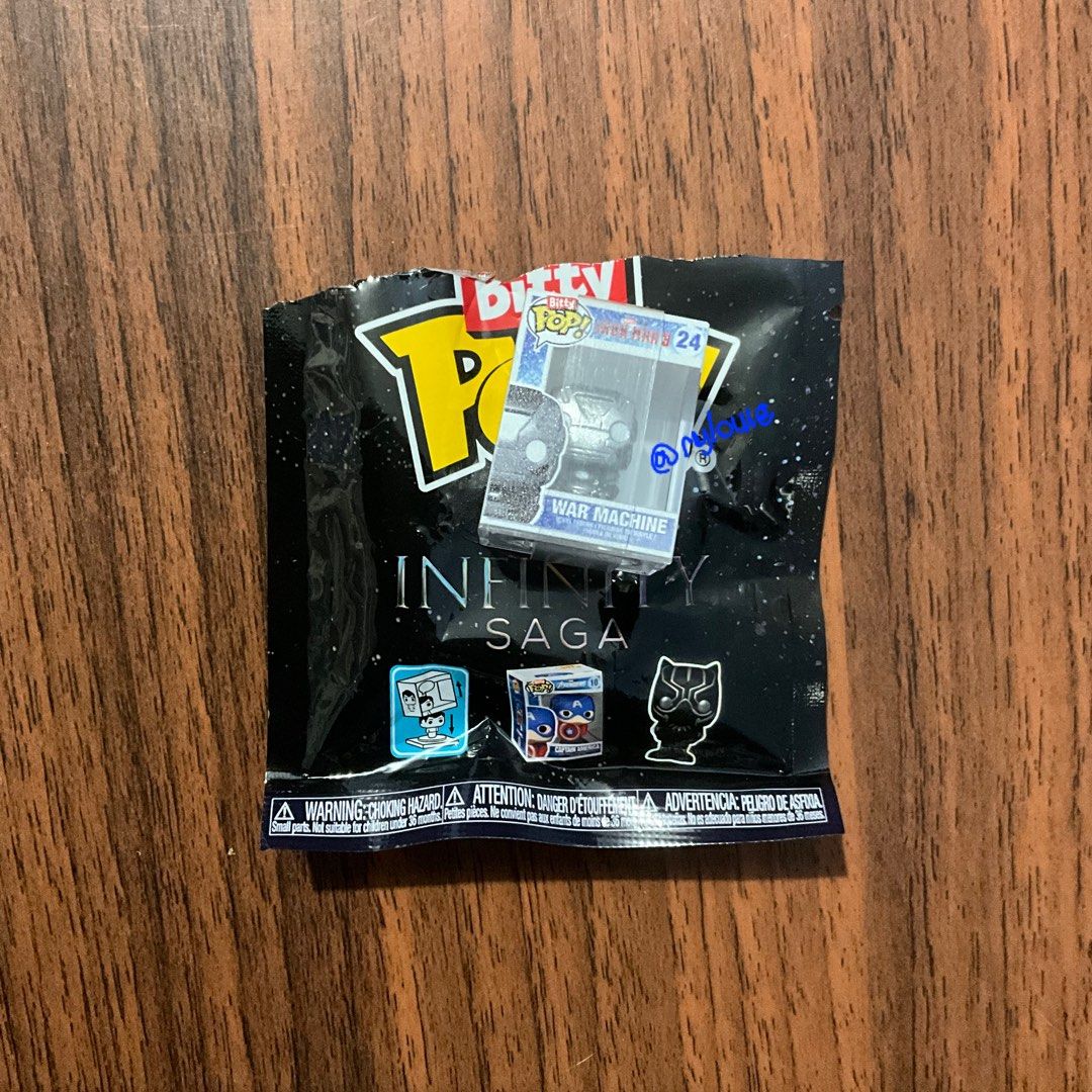[WTT/WTS] Funko Bitty Pop! Infinity Saga - War Machine (Category: Designer & Blind Box Toys) located in Quezon City. Submitted by rylouie (Listing ID 1452666824, Image 2). Description: - Bought in Funko store MOA - Item is from personal collection - Loc: Quezon City Open for trades: • Loki • Scarlet Witch • Captain America • Mulan • Belle • Rapunzel • Open to other offers (Pref Marvel, Disney/Pixar, Star Wars).