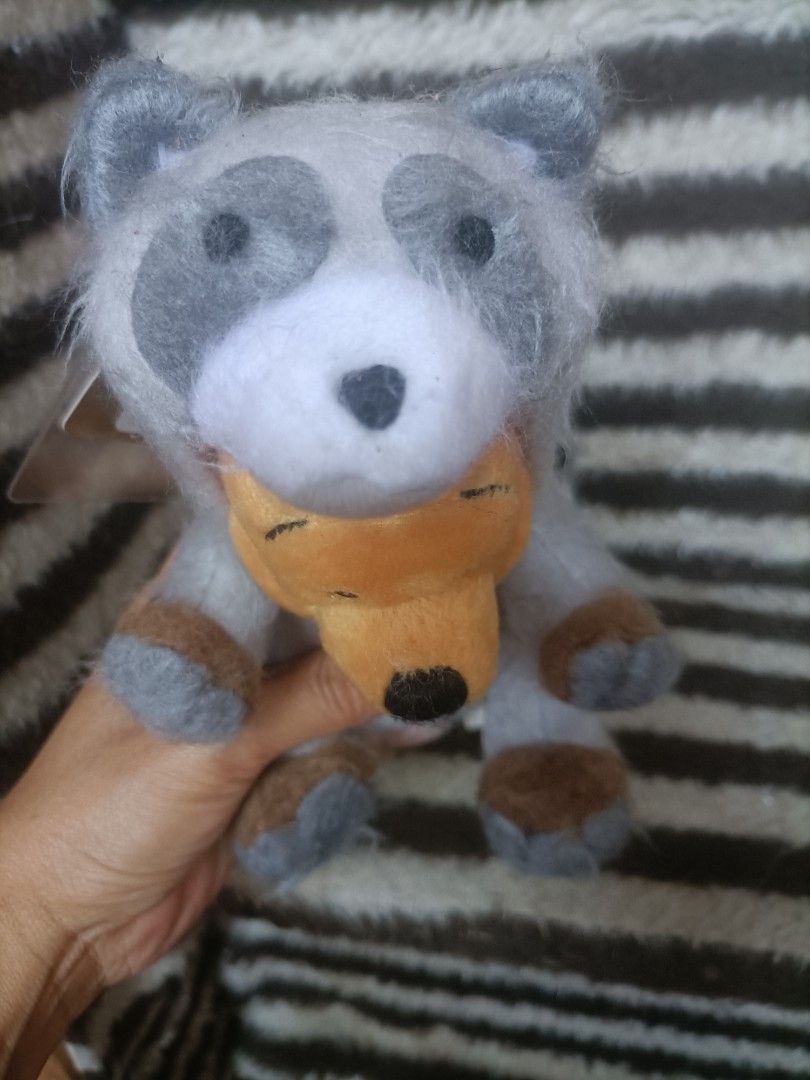 Fuzzy Racoon Pooh (Category: Plushies & Soft Toys) located in Antipolo. Submitted by gclassy (Listing ID 1452697377, Image 3). Description: good condition rfs decluttering.