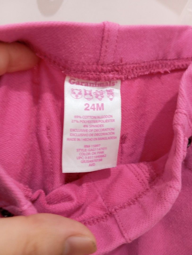 Garanimals Pink Pants Toddler Size 24M (Category: Babies & Kids Fashion) located in Manila. Submitted by brion123 (Listing ID 1452519268, Image 2). Description: - Cute pink pants for your little one - Brand: Garanimals - Comfortable elastic waistband - Perfect for everyday wear - Easy for kids to pull on and off.