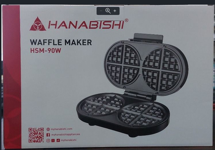 HANABISHI WAFFLE MAKER HSM-90W (Category: Cookware & Accessories) located in Caloocan City. Submitted by charlie232a66 (Listing ID 1452572573, Image 1). Description: .