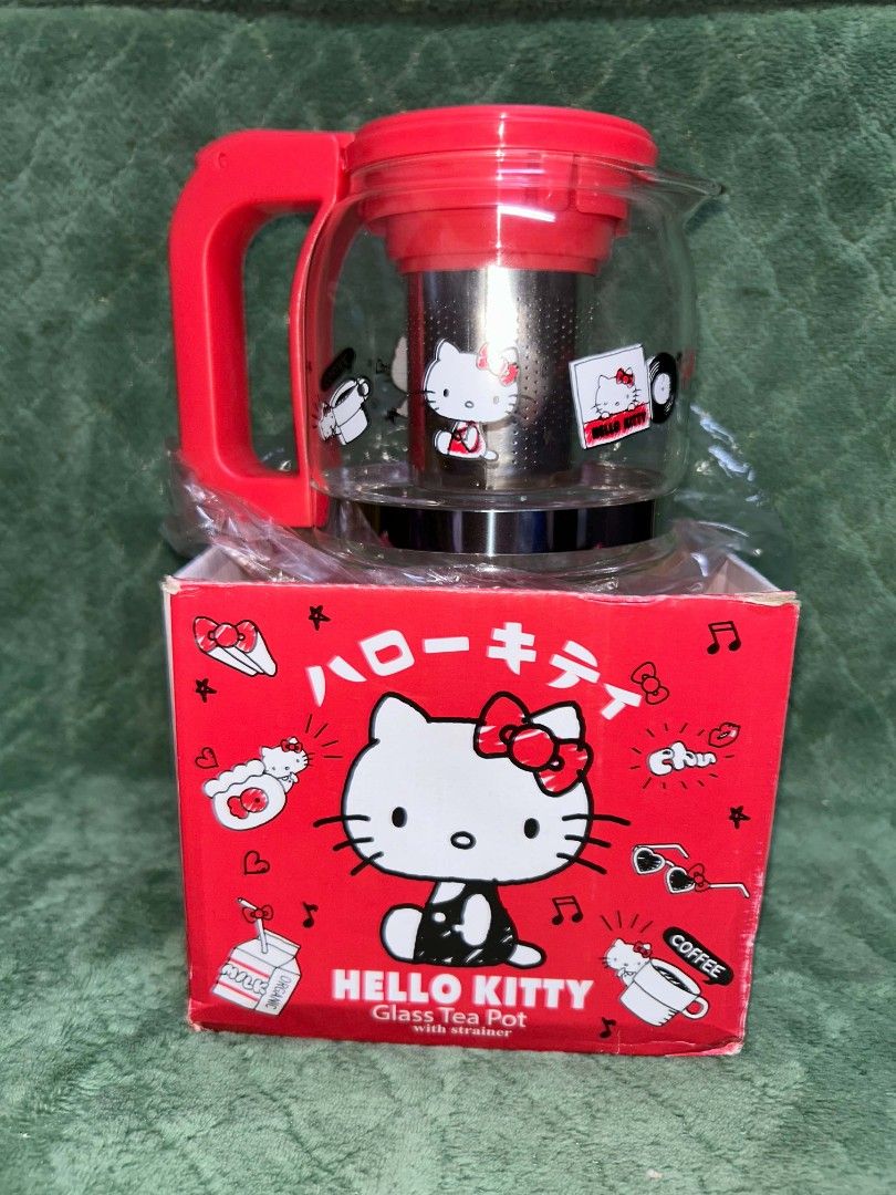 hellokitty glass tea pot (Category: Other Kitchen Appliances) located in Caloocan City. Submitted by annchardyshop (Listing ID 1452642828, Image 1). Description: .