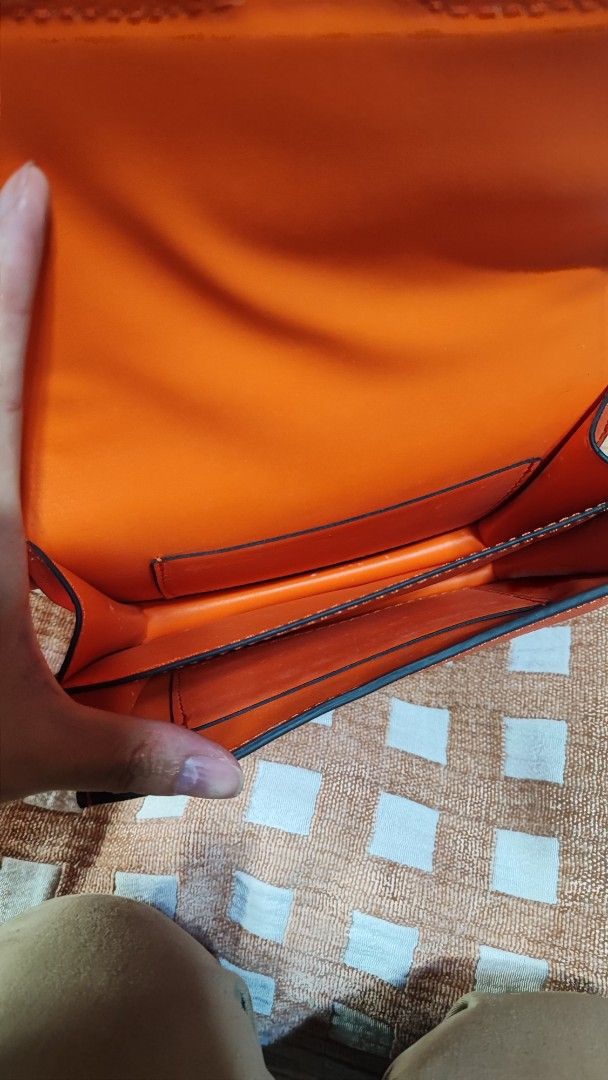 Hermes Constance Bag - Orange and Pink (Category: Luxury Bags & Wallets) located in Baguio. Submitted by jayrgijc52758 (Listing ID 1452606887, Image 3). Description: Hermes constance bundle Both new With dustbag and care cards With free 1 box Bundle for only 2k.