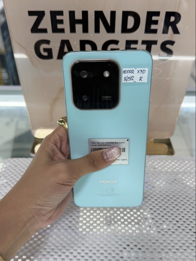 HONOR X7D 8/512GB OPENLINE (SLIGHTLY USED) (Category: Huawei) located in San Juan City. Submitted by desireebayal96 (Listing ID 1452572217, Image 1). Description: HONOR X7D * 8|512GB * DUAL SIM * OPENLINE * SNAPDRAGON 6s GEN 3 * 50MP * 5000mAh * 98% SMOOTH * NO ISSUE * NO HISTORY OF REPAIR * UNIT ONLY OPEN FOR COD SAME DAY DELIVERY PLUS SHIPPING FEE MESSAGE ME DIRECTLY FOR MORE INFO Store located 📍 2nd floor Vmall Greenhills Shopping Center Than