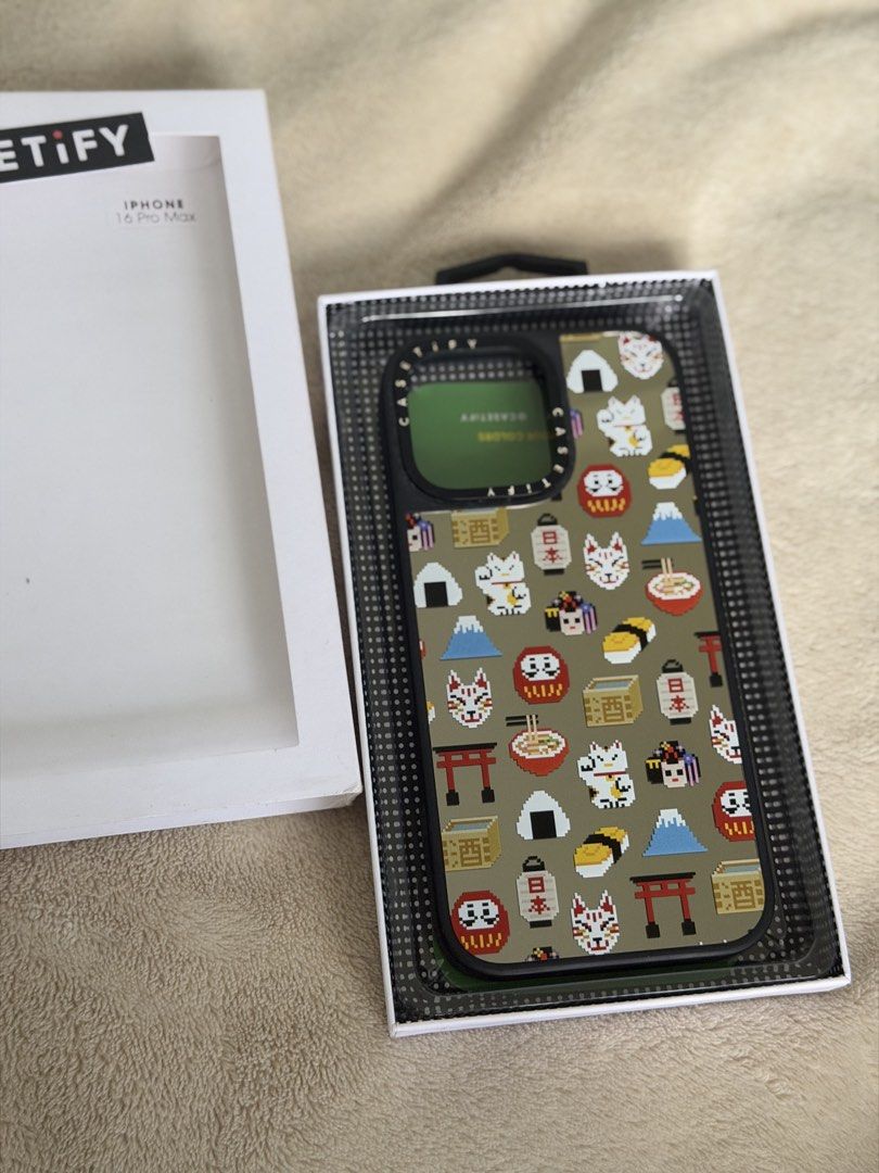 IPHONE 16 PRO MAX CASETIFY JAPAN EXCLUSIVE (Category: Cases & Sleeves) located in Quezon City. Submitted by acycloset (Listing ID 1452537060, Image 1). Description: Japan exclusive .