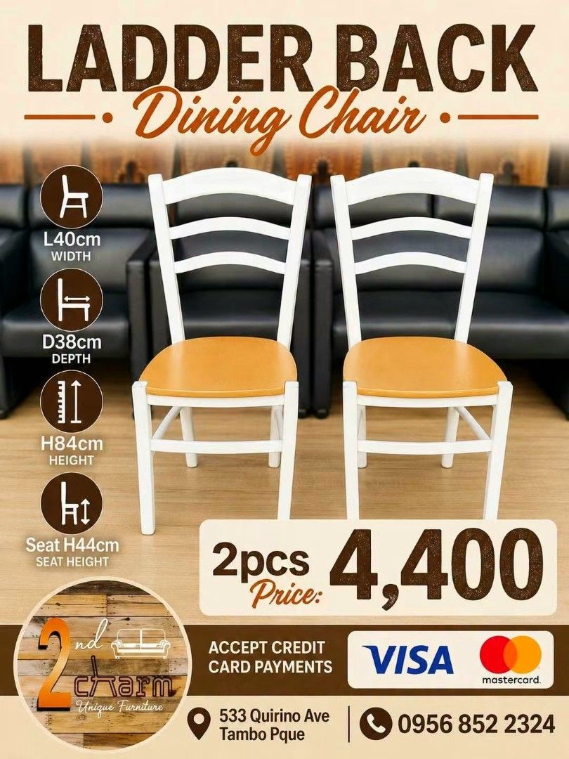 Japan Surplus 2seater dining set: MATSUDA table + 2pcs solid wood chair (Category: Chairs) located in Paranaque City. Submitted by eu.kr.jpsurplus (Listing ID 1452586971, Image 3). Description: 💳 𝐌𝐨𝐝𝐞 𝐨𝐟 𝐏𝐚𝐲𝐦𝐞𝐧𝐭 ✅ QR Ph Credit Card ✅️ GCash ✅ BDO Bank Transfer ✅ BPI Bank Transfer 📍 𝙋𝙖𝙮𝙢𝙚𝙣𝙩 𝙞𝙨 𝙢𝙖𝙙𝙚 𝙪𝙥𝙤𝙣 𝙥𝙞𝙘𝙠-𝙪𝙥 𝙛𝙧𝙤𝙢 𝙪𝙨..