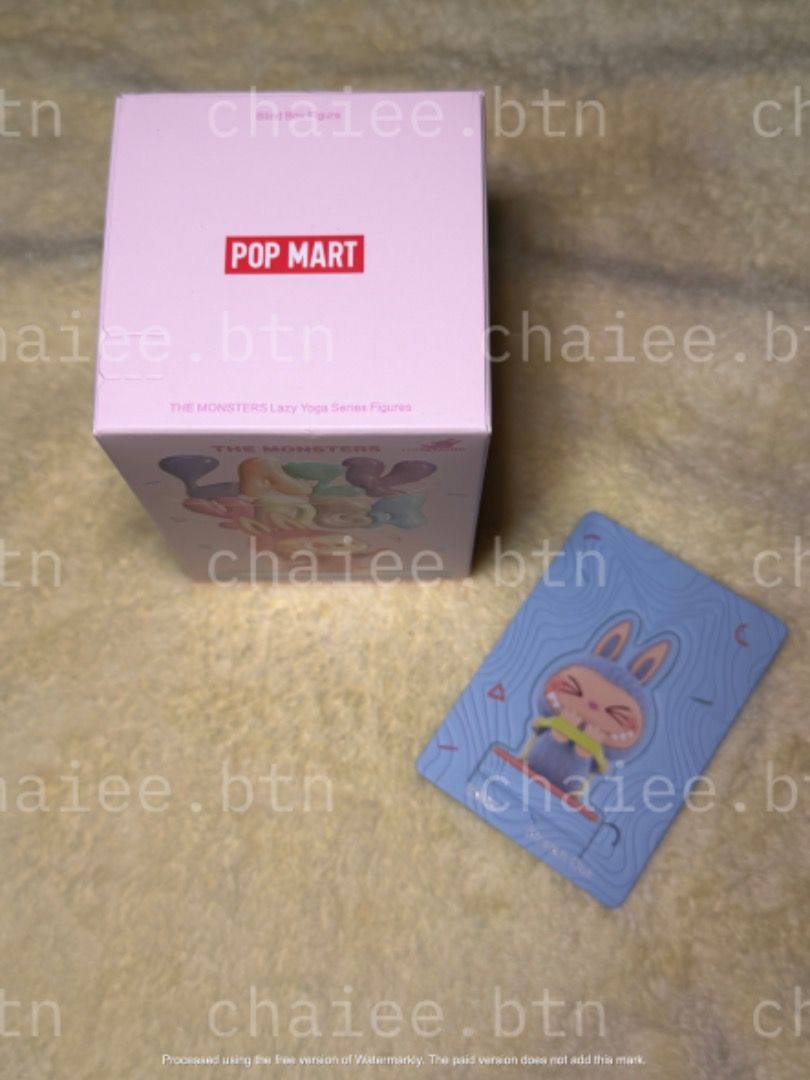Labubu Stretch Out Lazy Yoga Series (Category: Designer & Blind Box Toys) located in Balanga. Submitted by chaiee.btn (Listing ID 1452523253, Image 2). Description: *WTS NFT, priced below srp *open bottom box, sealed foil, bfnc complete RFS: not my prio/decluttering ‣ pics have watermark to prevent image theft and unauthorized use ‣ all detailed pictures already posted ‣ NO: cancellations, returns, refunds MOD: J&T/meet-up at SM City Bataan MOP: 