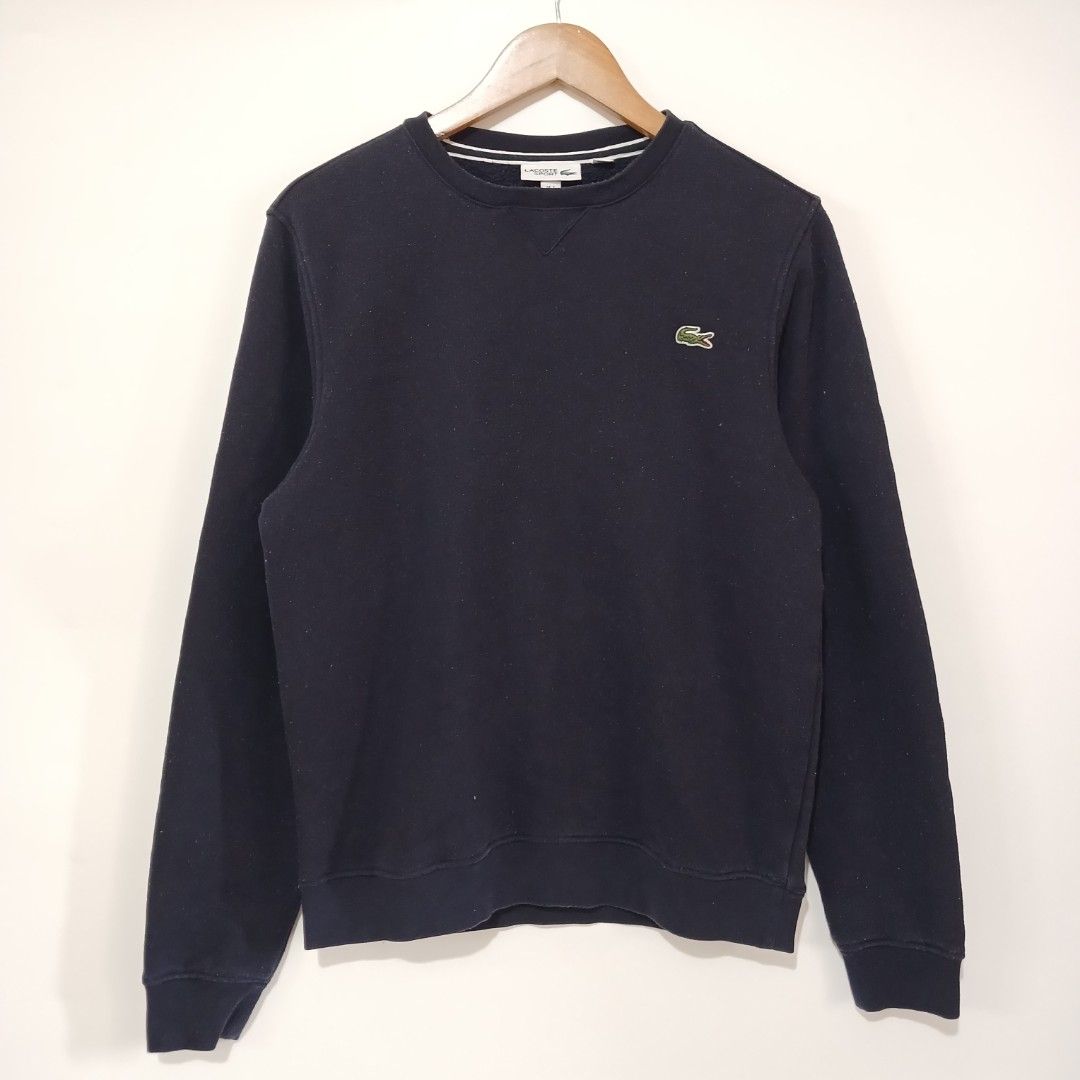 LACOSTE PULLOVER (Category: Coats, Jackets and Outerwear) located in Ozamiz City. Submitted by 2nd.sight (Listing ID 1452619611, Image 1). Description: *wash b4 wearing (fresh from bale) Size: small W: 20 L: 26 issue: lints/himolmol (seen on pics) good condition.