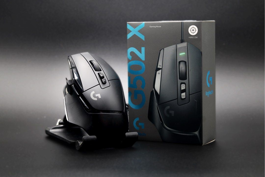 Logitech G502 X HERO 25K Gaming Mouse (Category: Mouse & Mousepads) located in Manila. Submitted by ourorganizedmess (Listing ID 1452608122, Image 1). Description: Details: - Original Box - Never used - Only opened to test Original price: 4,720 RFS: not needed.