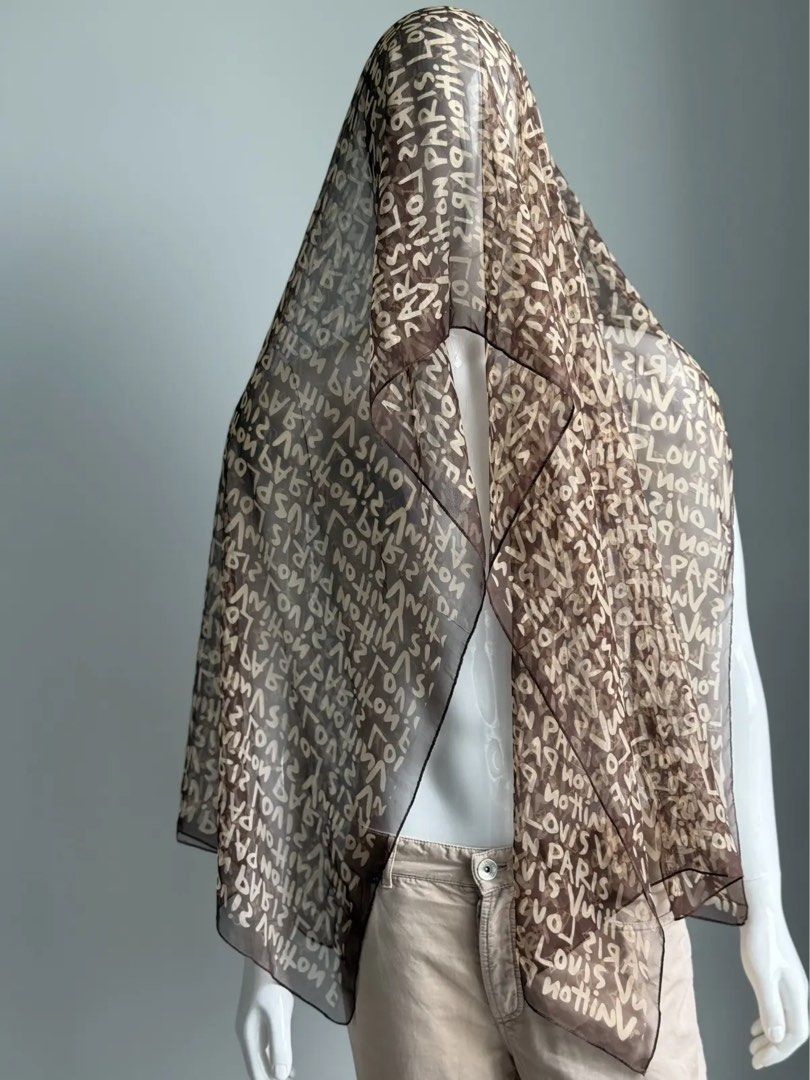 Louis Vuitton - Marc Jacobs - 2010 Monogram Graffiti Silk Scarf (Category: Scarves) located in Cavite. Submitted by commoncourtesy (Listing ID 1449564655, Image 1). Description: Good as new .