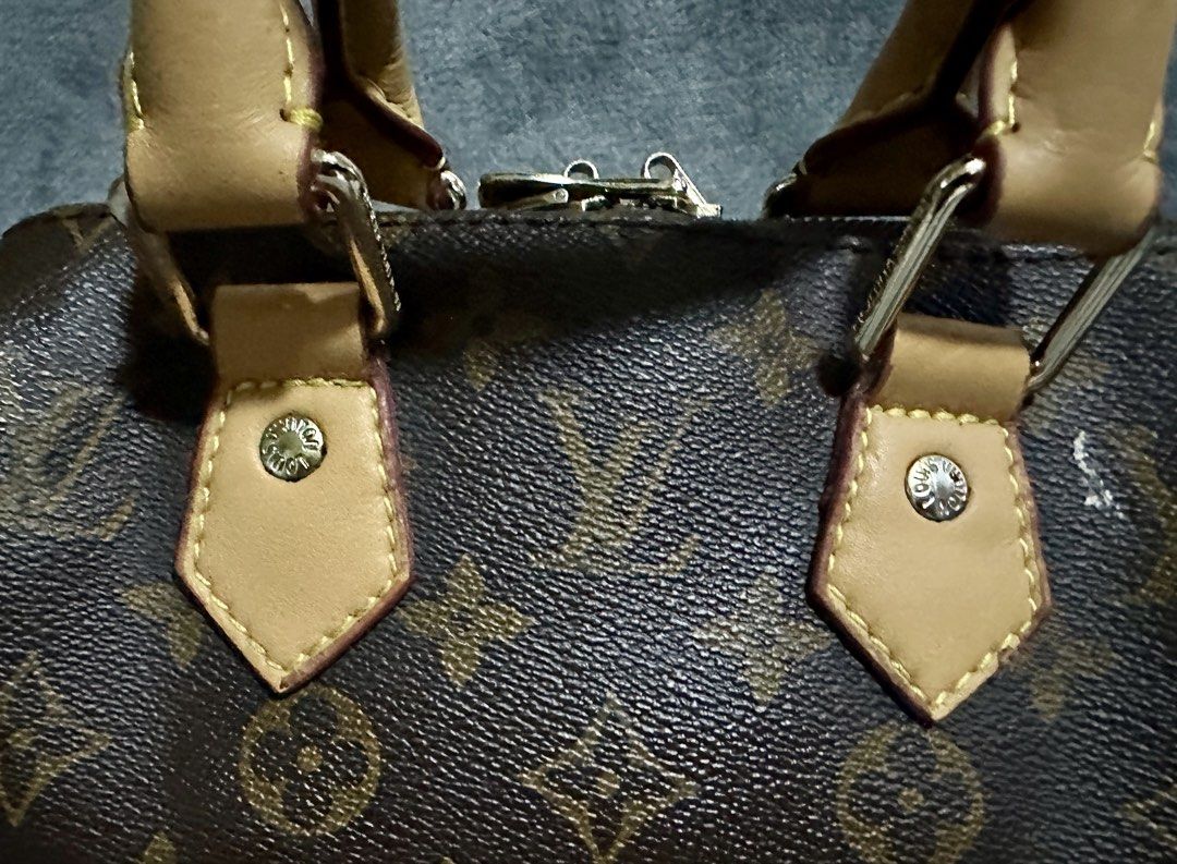 Louis Vuitton Speedy Nano Monogram Canvas Handbag (Category: Luxury Bags & Wallets) located in Candaba. Submitted by shokgold19 (Listing ID 1452589446, Image 2). Description: - Louis Vuitton Speedy Nano bag - Classic monogram canvas with vachetta leather trim - Top handles for carrying - Secure zipper closure - Compact size, ideal for essentials.