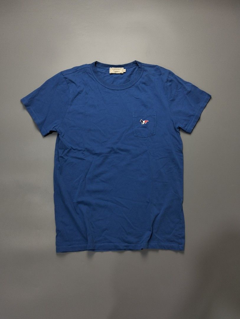 MAISON KITSUNE tricolor fox womens tee (Category: Luxury Apparel) located in Bulacan. Submitted by recycloth_ (Listing ID 1452613454, Image 1). Description: MAISON KITSUNE tricolor fox womens tee size on tag Large width : 8.5" length : 26.5" great condition no flaws hmu!.