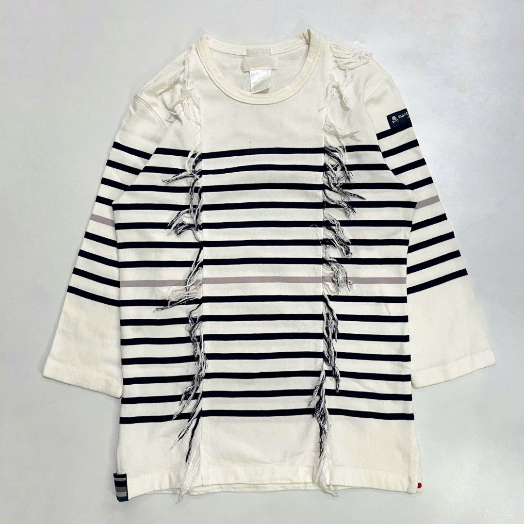 MASTERMIND X FACETASM STRIPED LONG SLEEVE TEE (Category: Luxury Apparel) located in Bacolod City. Submitted by the.finest (Listing ID 1452687297, Image 1). Description: Mastermind x Facetasm Striped Cut and Sew Long Sleeve tee Width: 18 Length: 27 Condition: 9/10 Needs wash 2,000+shipping fee.