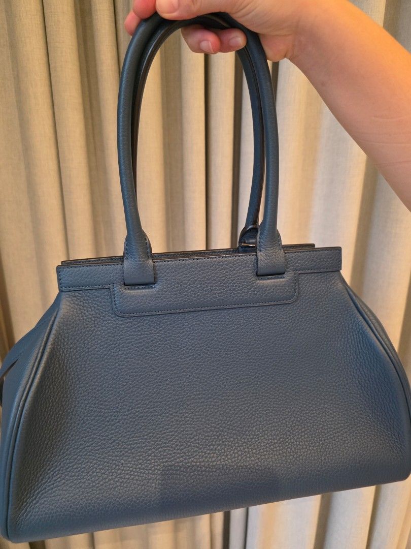 Moynat Rejane PM bag almost brand new (Category: Luxury Bags & Wallets) located in San Juan City. Submitted by dailydealsphest2010 (Listing ID 1452594607, Image 3). Description: 100% original almost brand new condition Moynat Rejane PM with dustbag decluttering sale blue grained calfskin top handle and detachable shoulder strap no damage no issues .